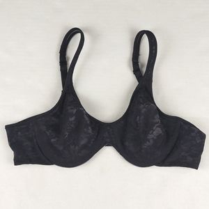 Bali Unpadded Black Lace Bra Underwire